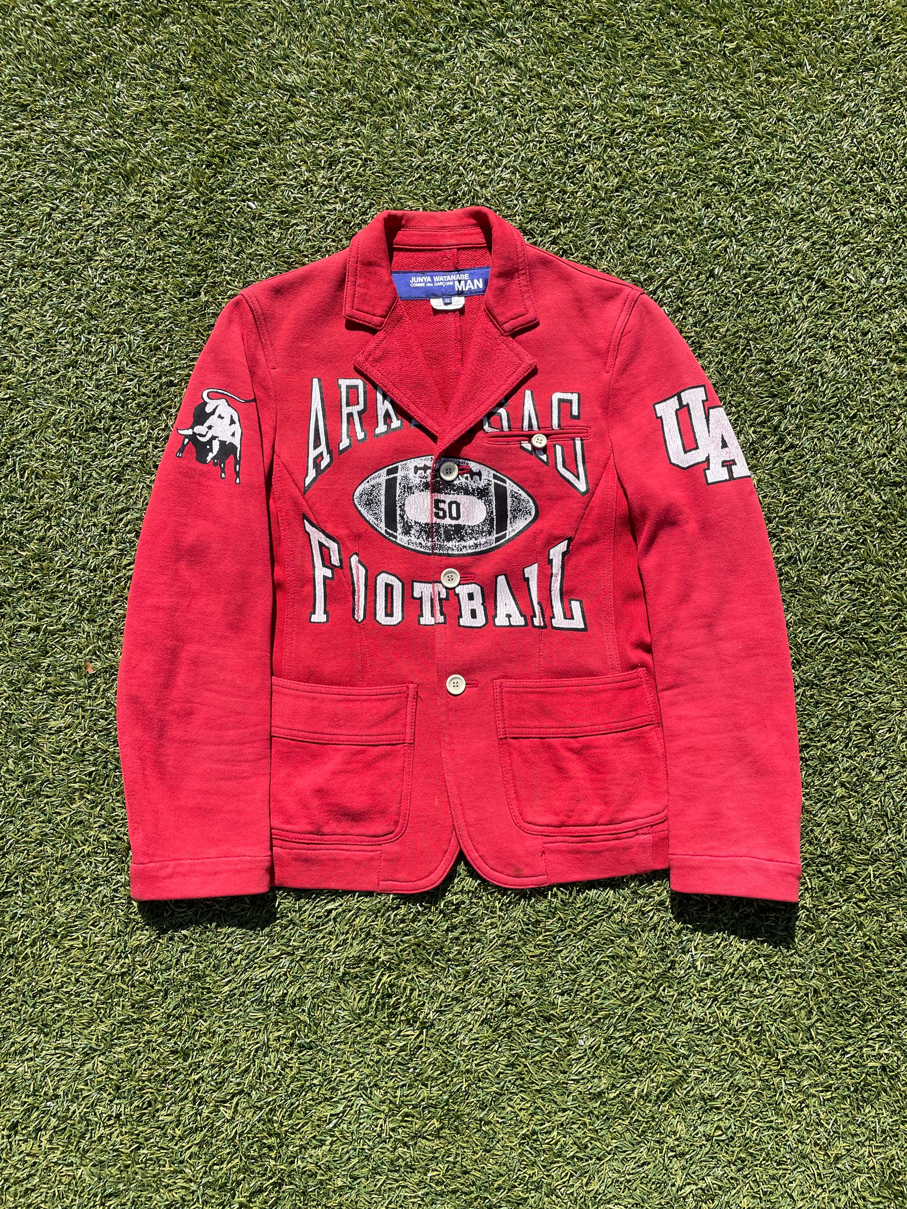 AD2006 Junya Watanabe Arkansas Football Collegiate Cotton Blazer