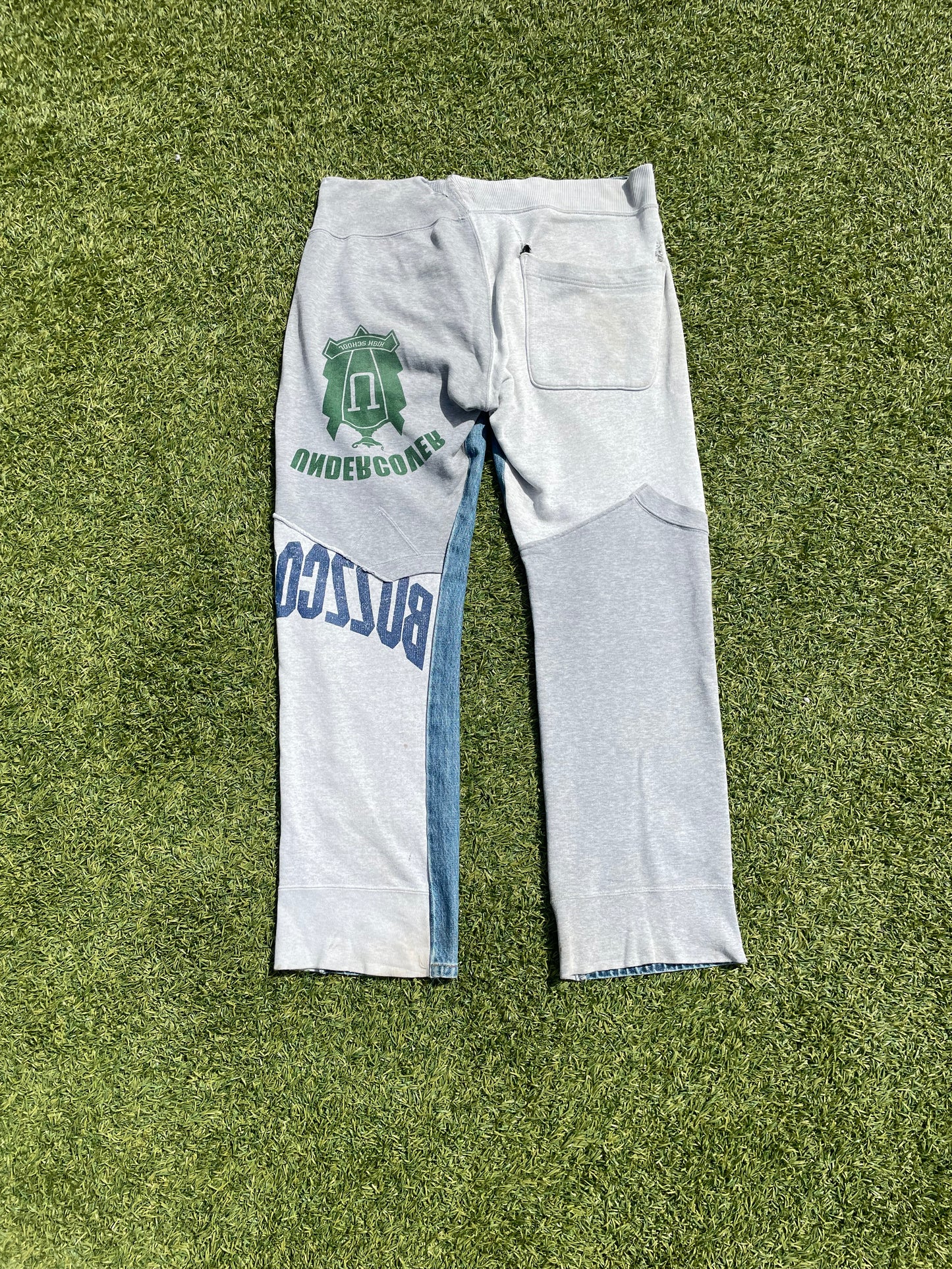 AW02 “Witch Cells Division” - Undercover ‘Immadtoo’ Hybrid Lightwash Distressed Denim