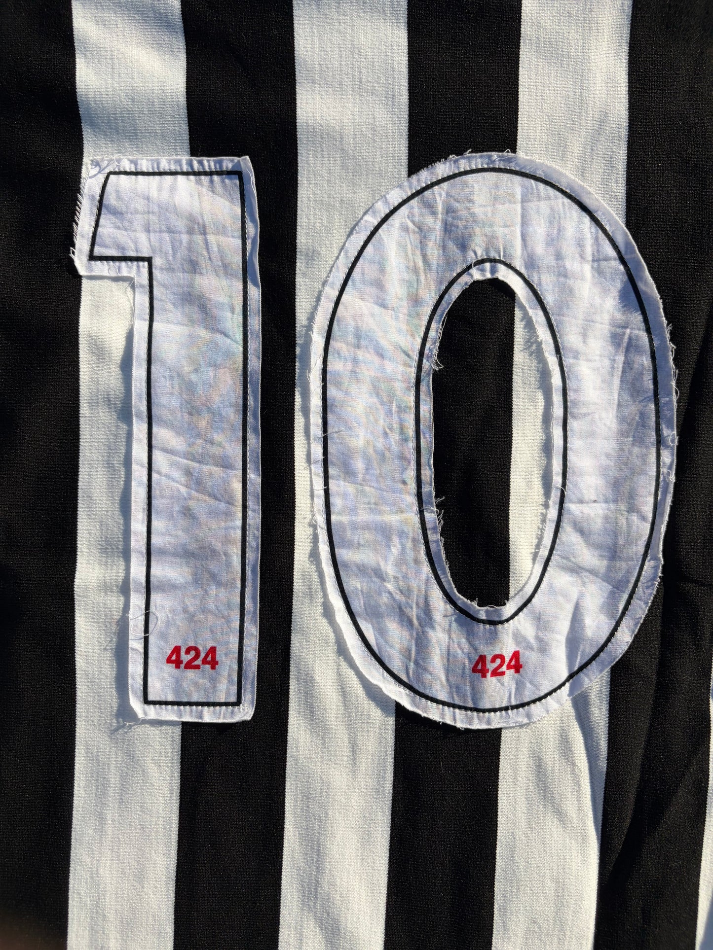 424 By Guillermo Andrade Jesus Vertical Stripe Soccer Long Sleeve