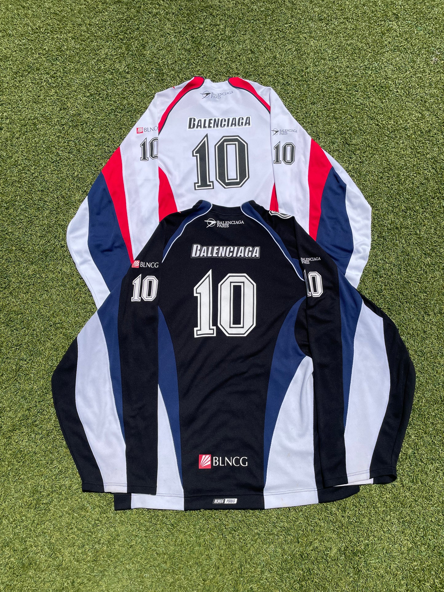 SS20 Balenciaga Black Hockey Logo Jersey 🏒