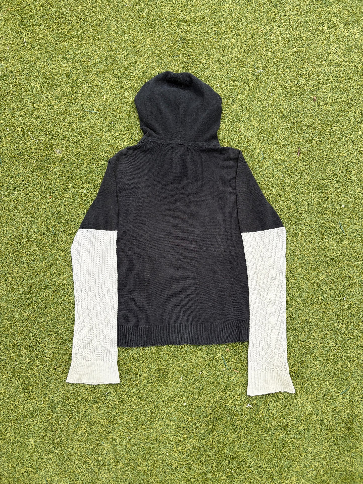 AW03 “Touch Me I’m Sick” - Number (N)ine Thermal Knit Hybrid Hoodie