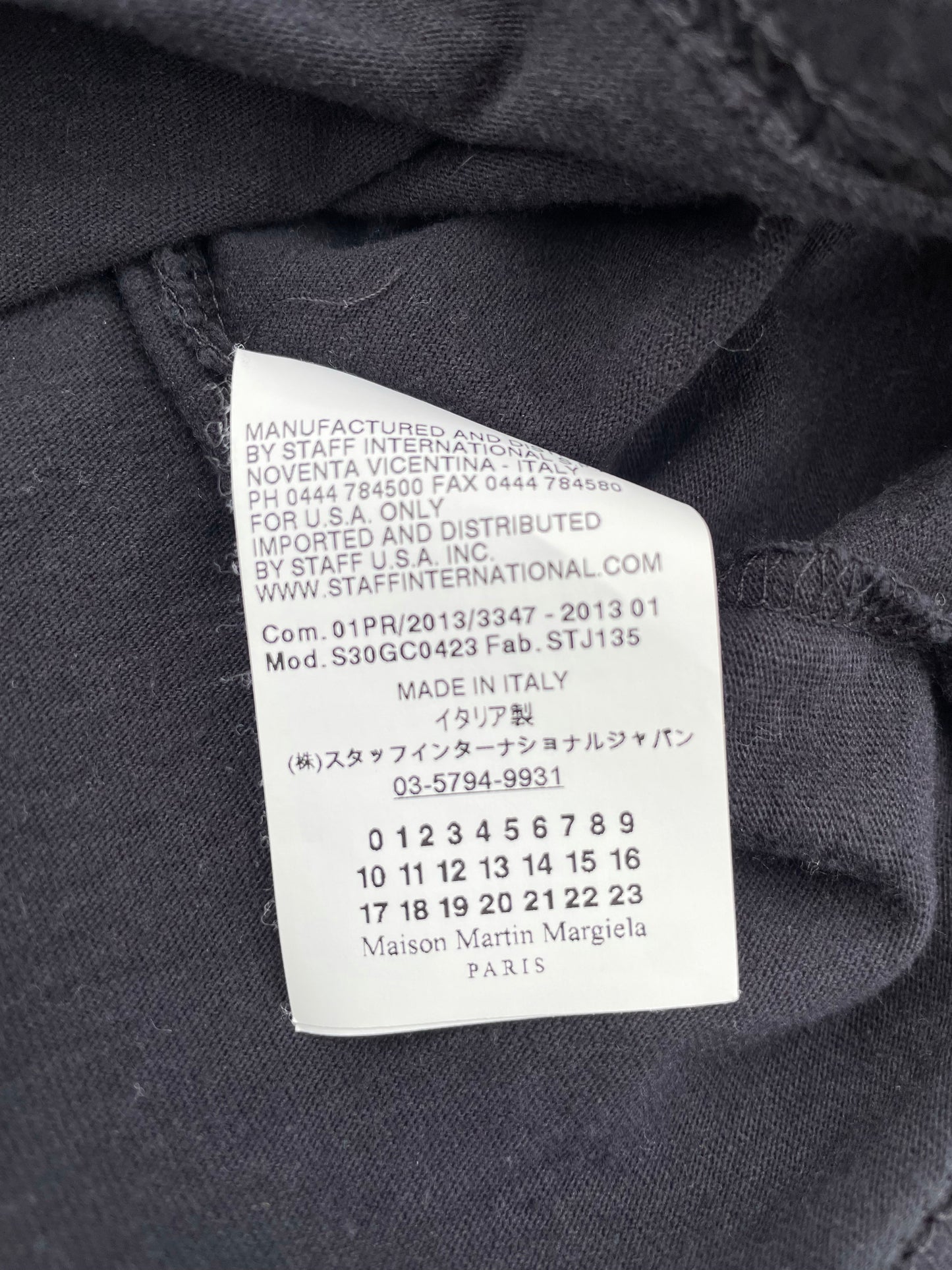 Maison Margiela 3/4 Sleeve Reworked "Metal" T-Shirt