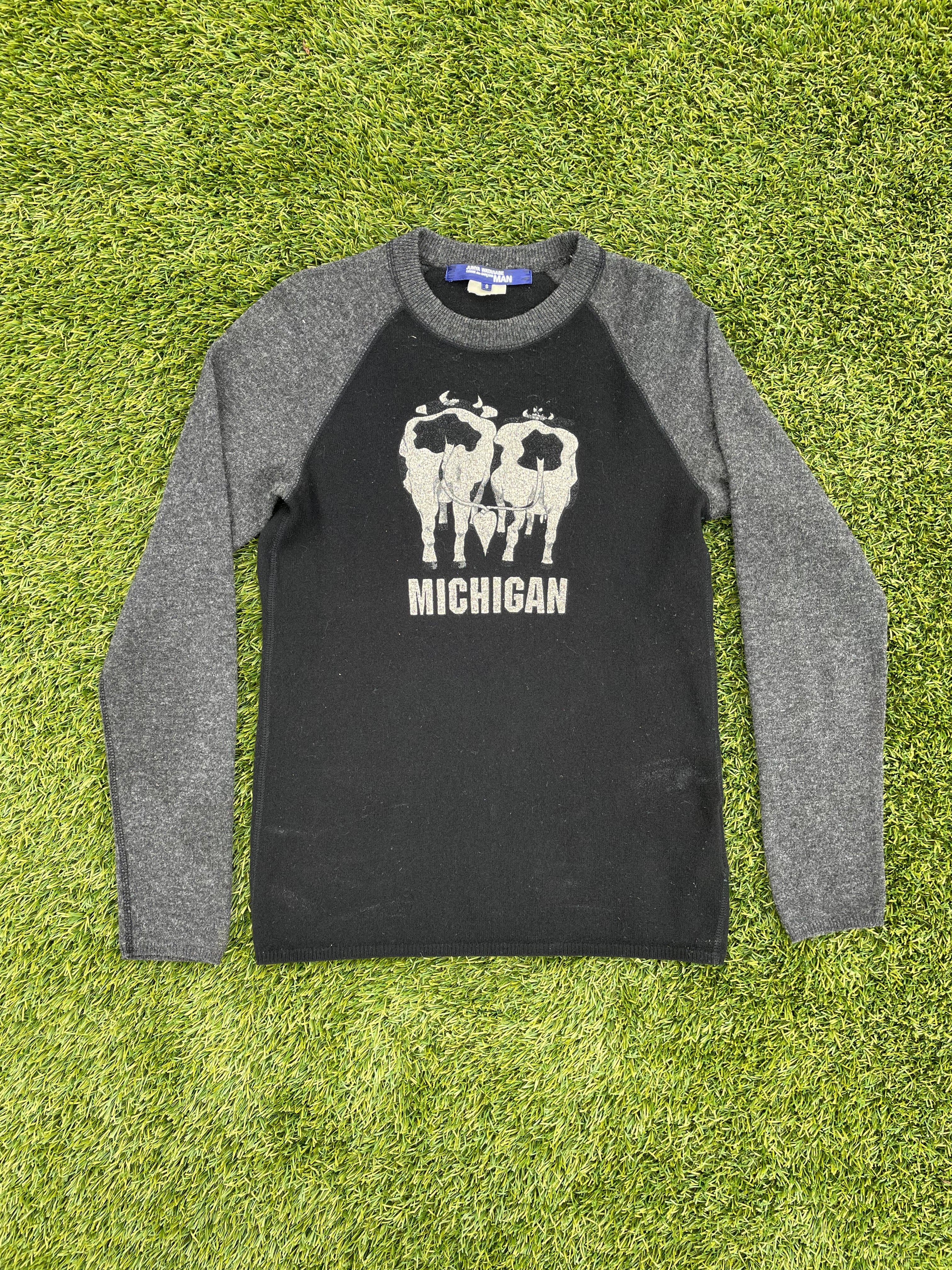 AD2007 Junya Watanabe “Michigan” Wool Knit Sweater – rwndbckwrds