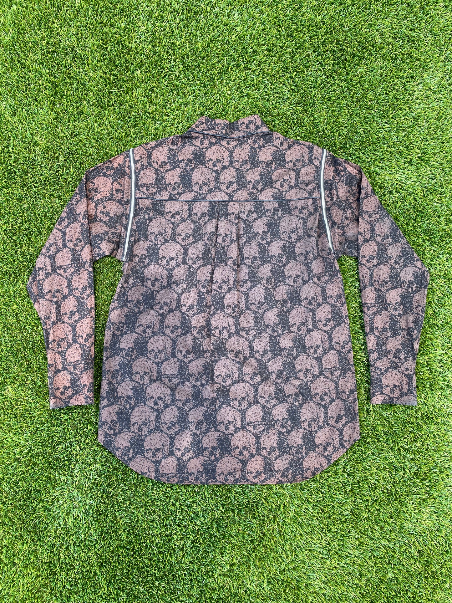 SS96 Undercover Skull Print Button Up Shirt