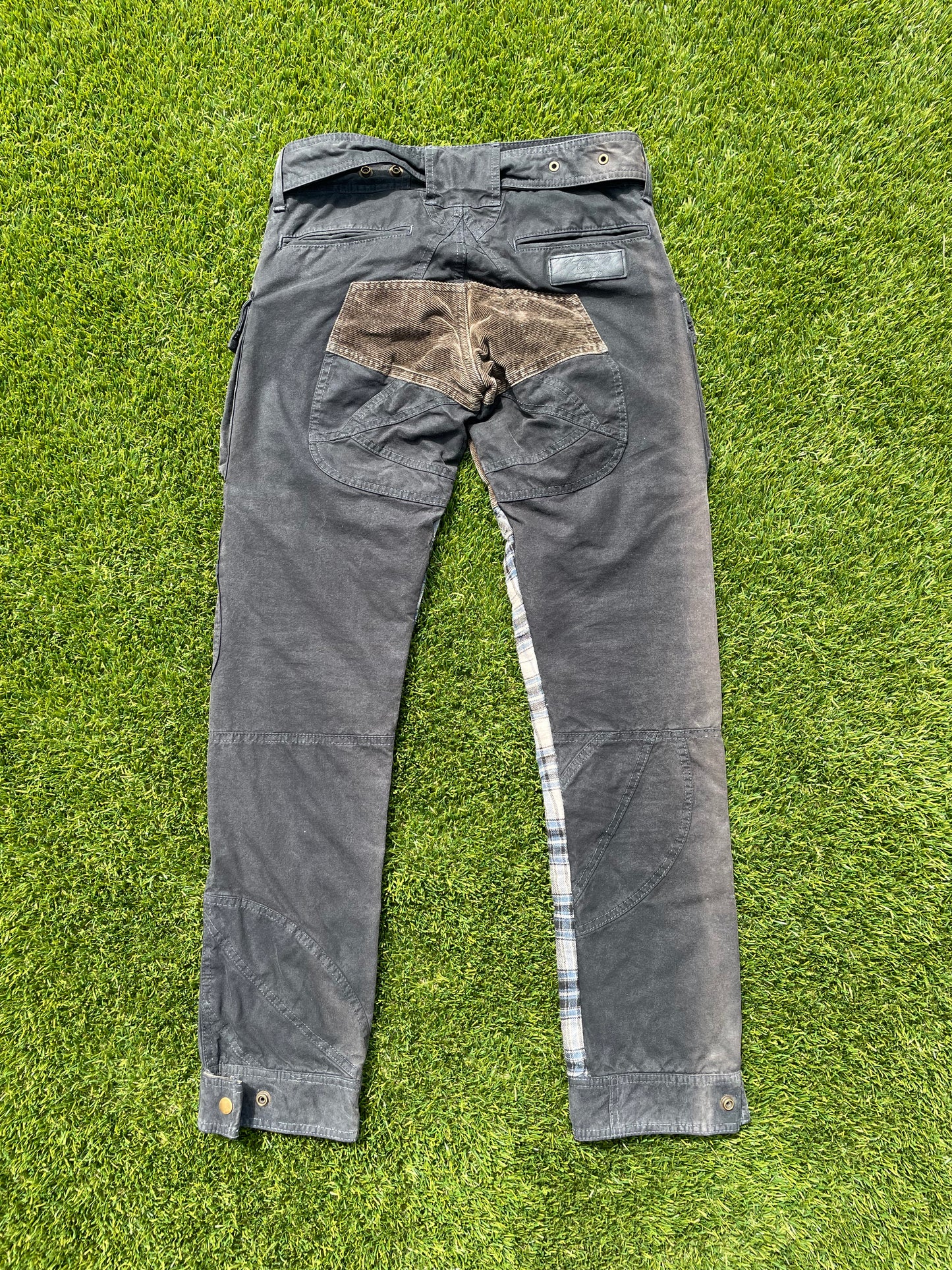 AW08 Undercover Wax Cargo Oil Bondage Cargo Pant