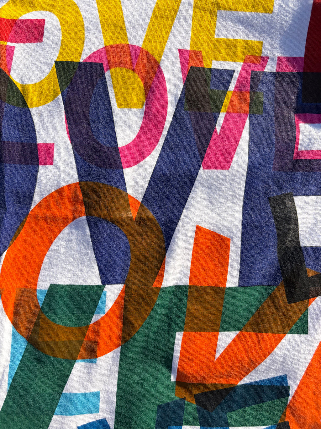 AD2001 Junya Watanabe All Over Print “LOVE” T-Shirt
