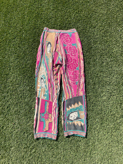 Kapital 7G Virgin Mary Gaudy Knit Sweatpants