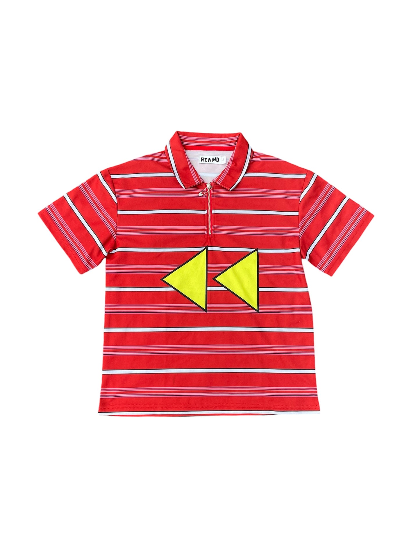 Rewind Stripe Polyester Polo