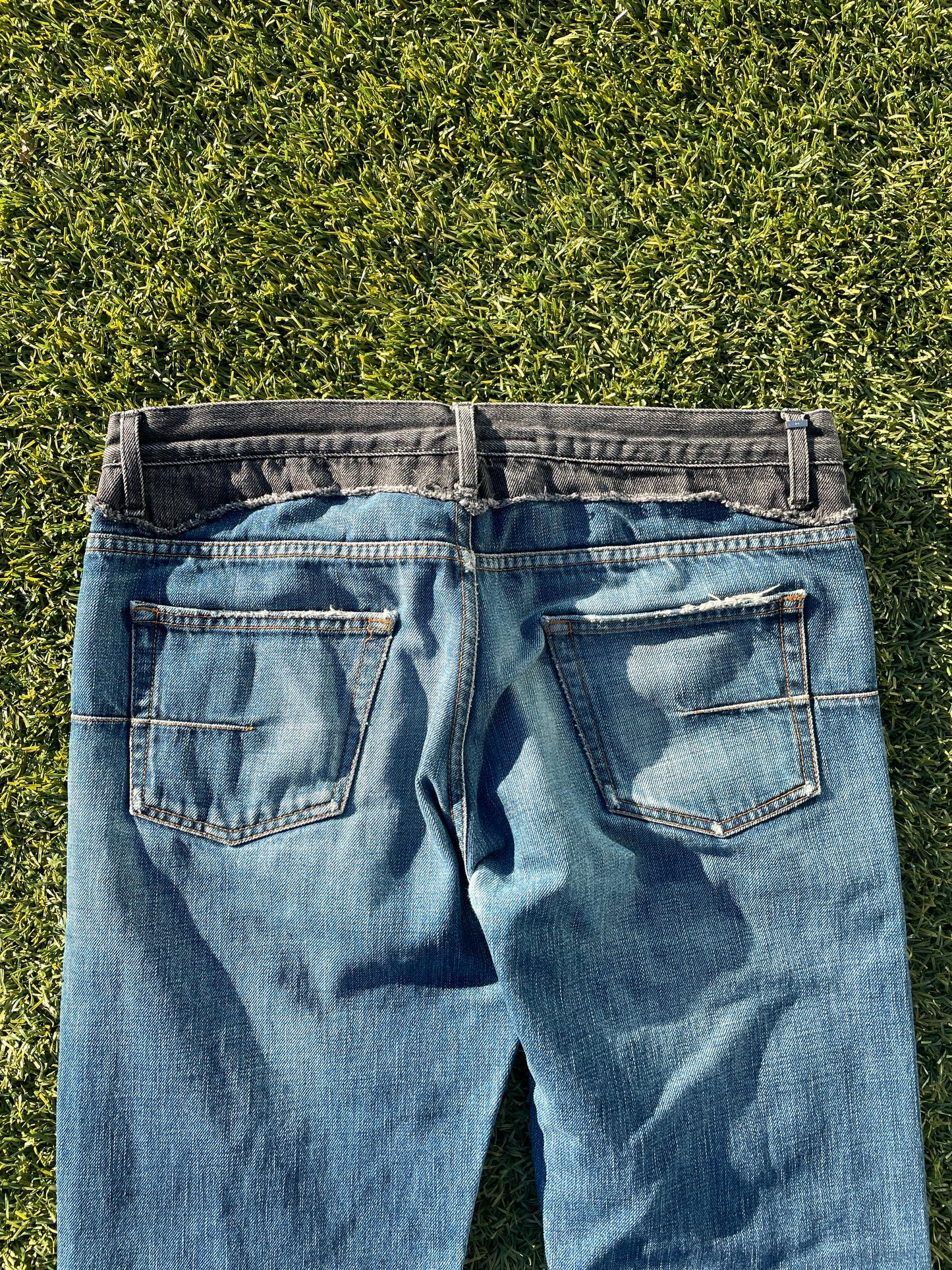 AW06 “These Grey Days” - Dior By Hedi Slimane Cummerbunds Denim