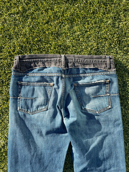 AW06 “These Grey Days” - Dior By Hedi Slimane Cummerbunds Denim