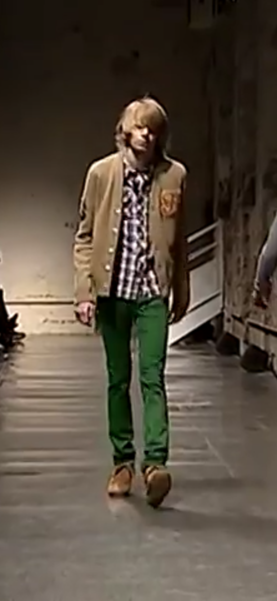 AW05 “The High Streets” - Number (N)ine Patchwork Wool Cardigan