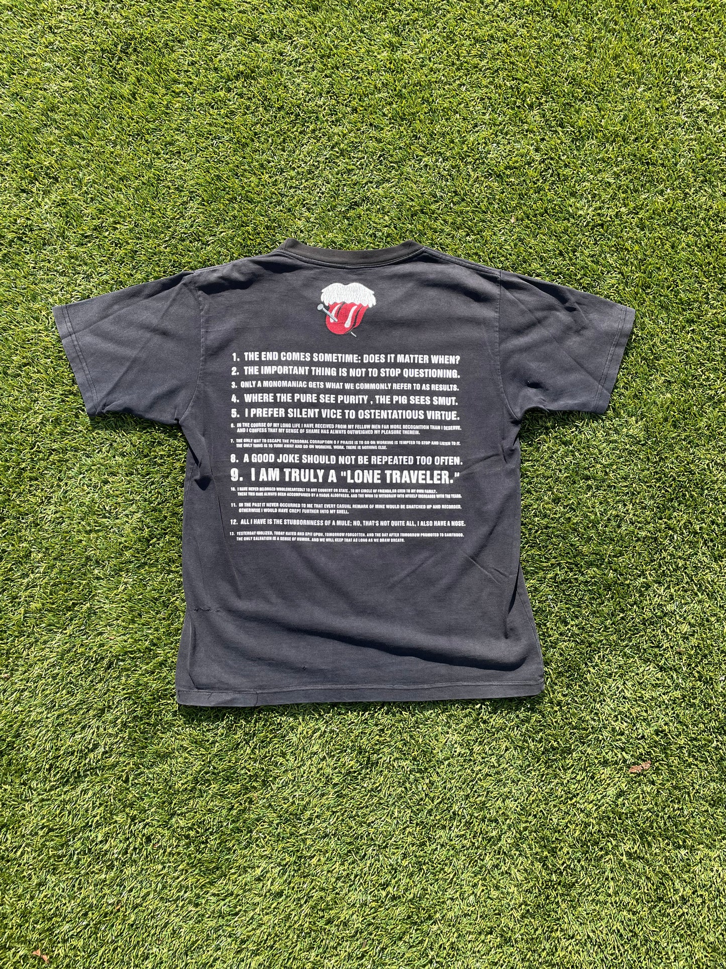 Number (N)ine Rolling Stones “13 Commandments” T-Shirt