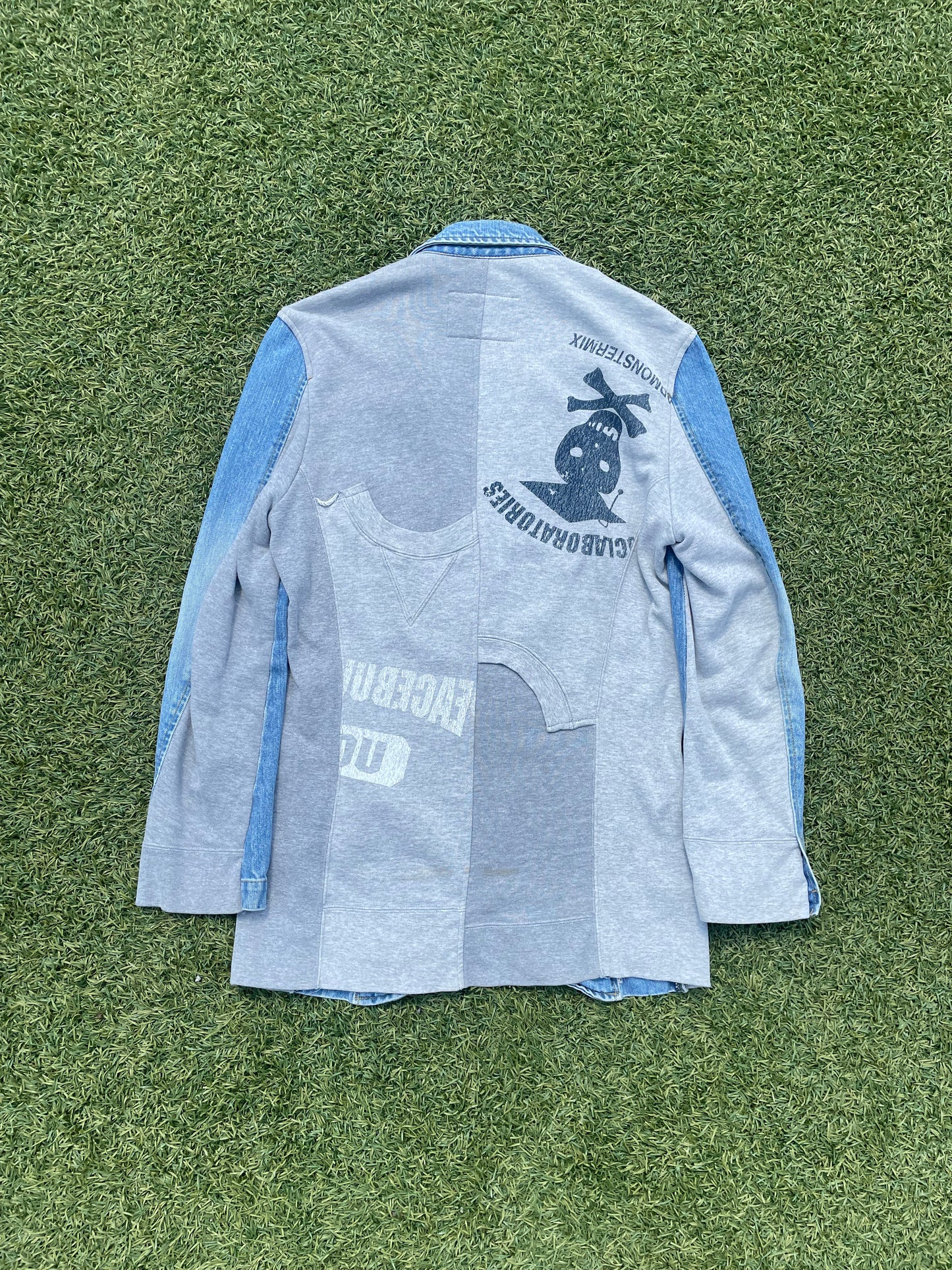 AW03 “Paperdoll” - Undercover Reconstructed Hybrid Denim Blazer