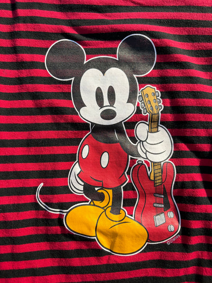Number (N)ine Mickey Mouse Red Stripe T-Shirt