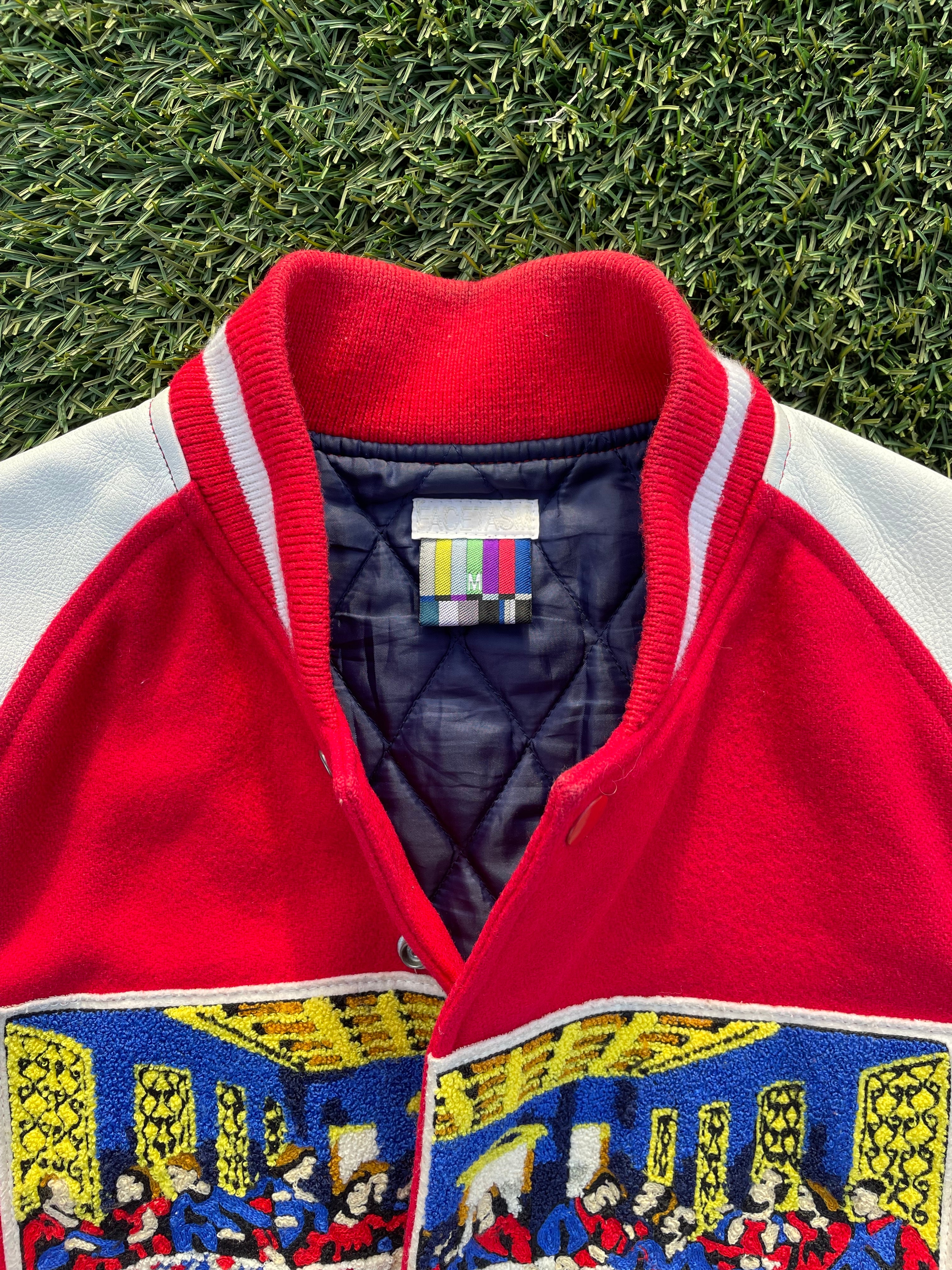 AW09 Facetasm “The Last Supper” Varsity Jacket – rwndbckwrds