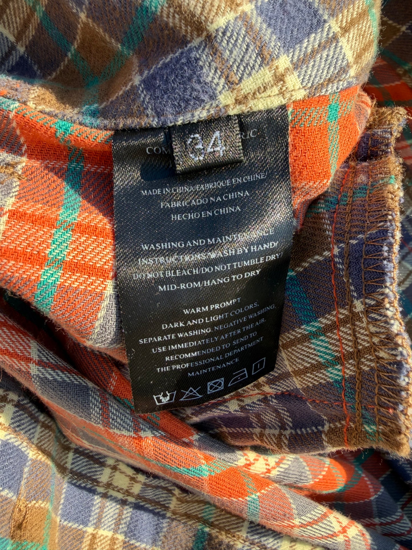 SS25 Aris Tatalovich Two Tone Plaid Wool Cargo Shorts