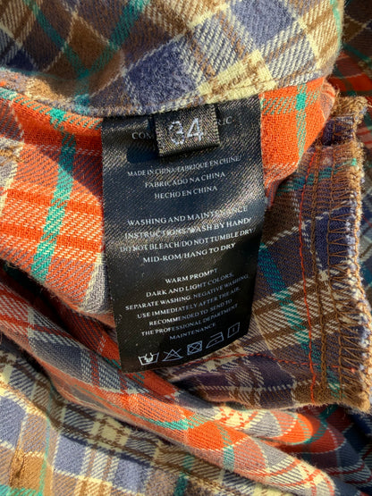 SS25 Aris Tatalovich Two Tone Plaid Wool Cargo Shorts