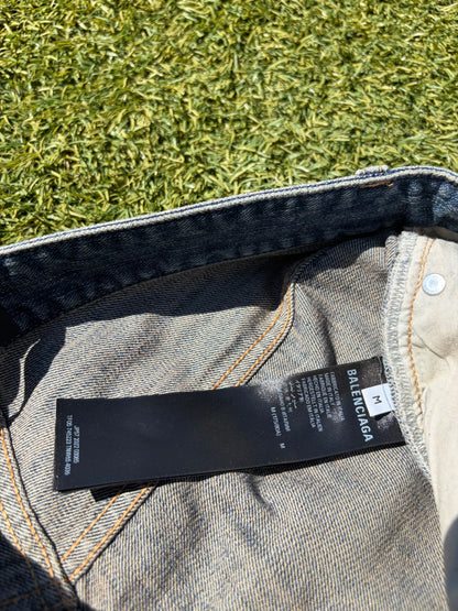 SS23 “Mudshow” - Balenciaga Graffiti Mudwash Baggy Denim