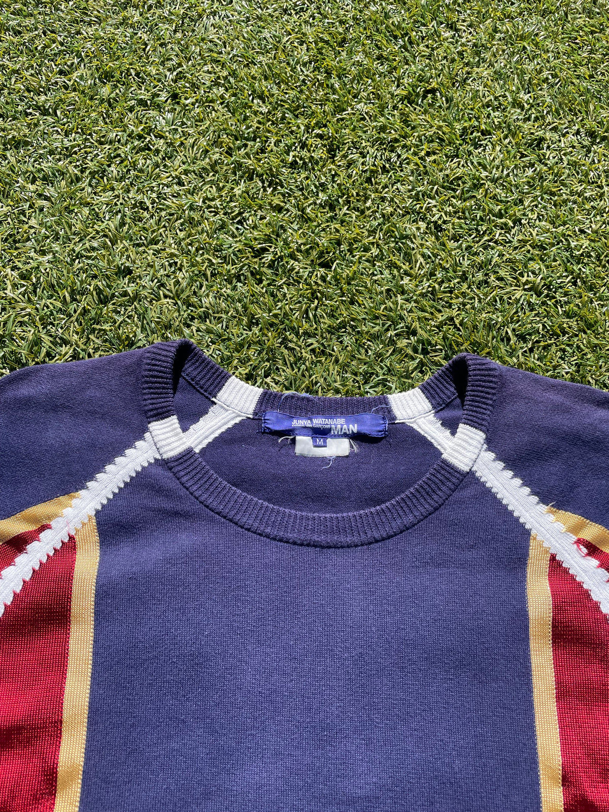 AD2006 Junya Watanabe “13” Soccer Knit Sweatshirt