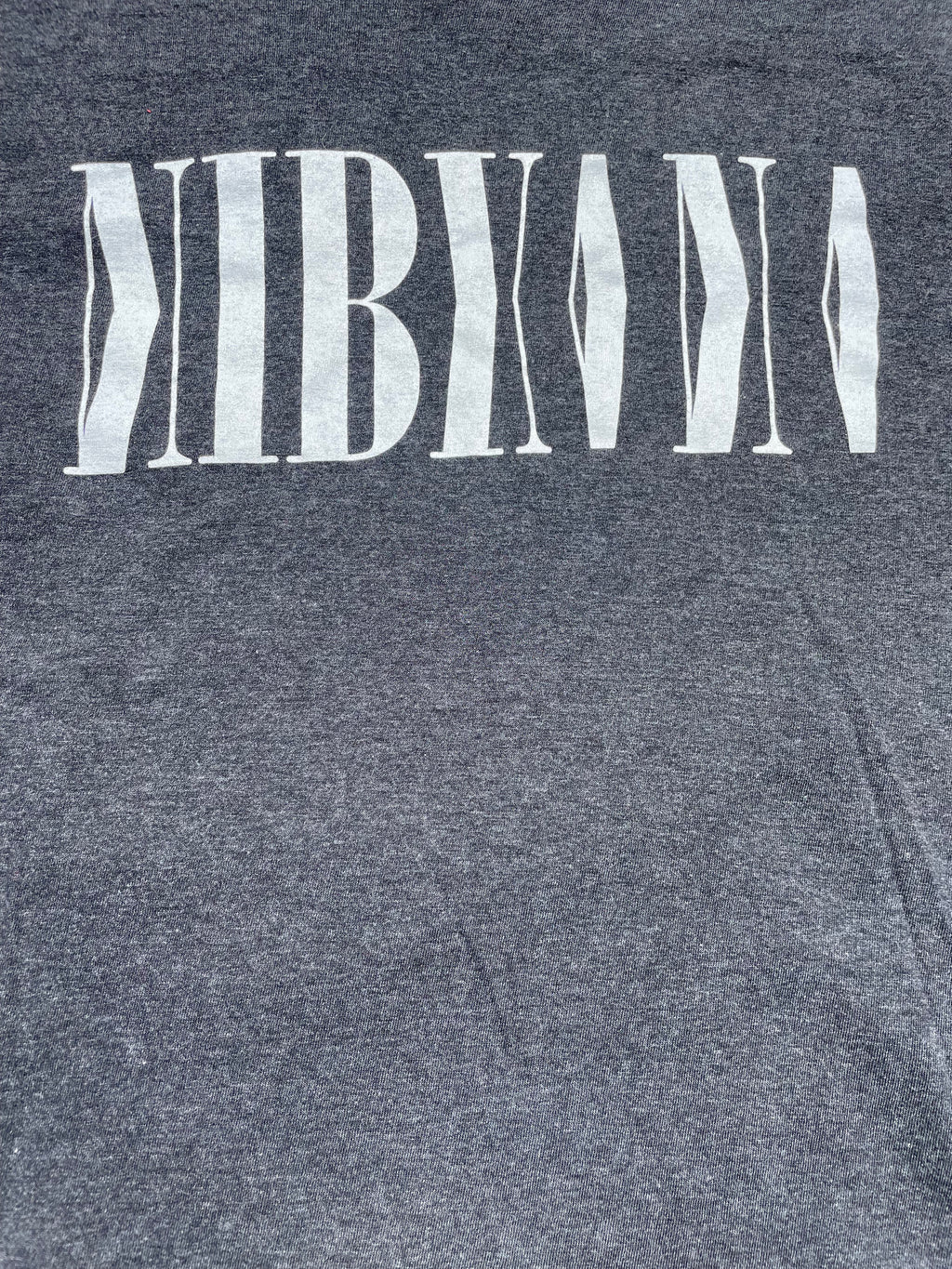 AW07 Undercover Nirvana Mirror Logo Band T-Shirt