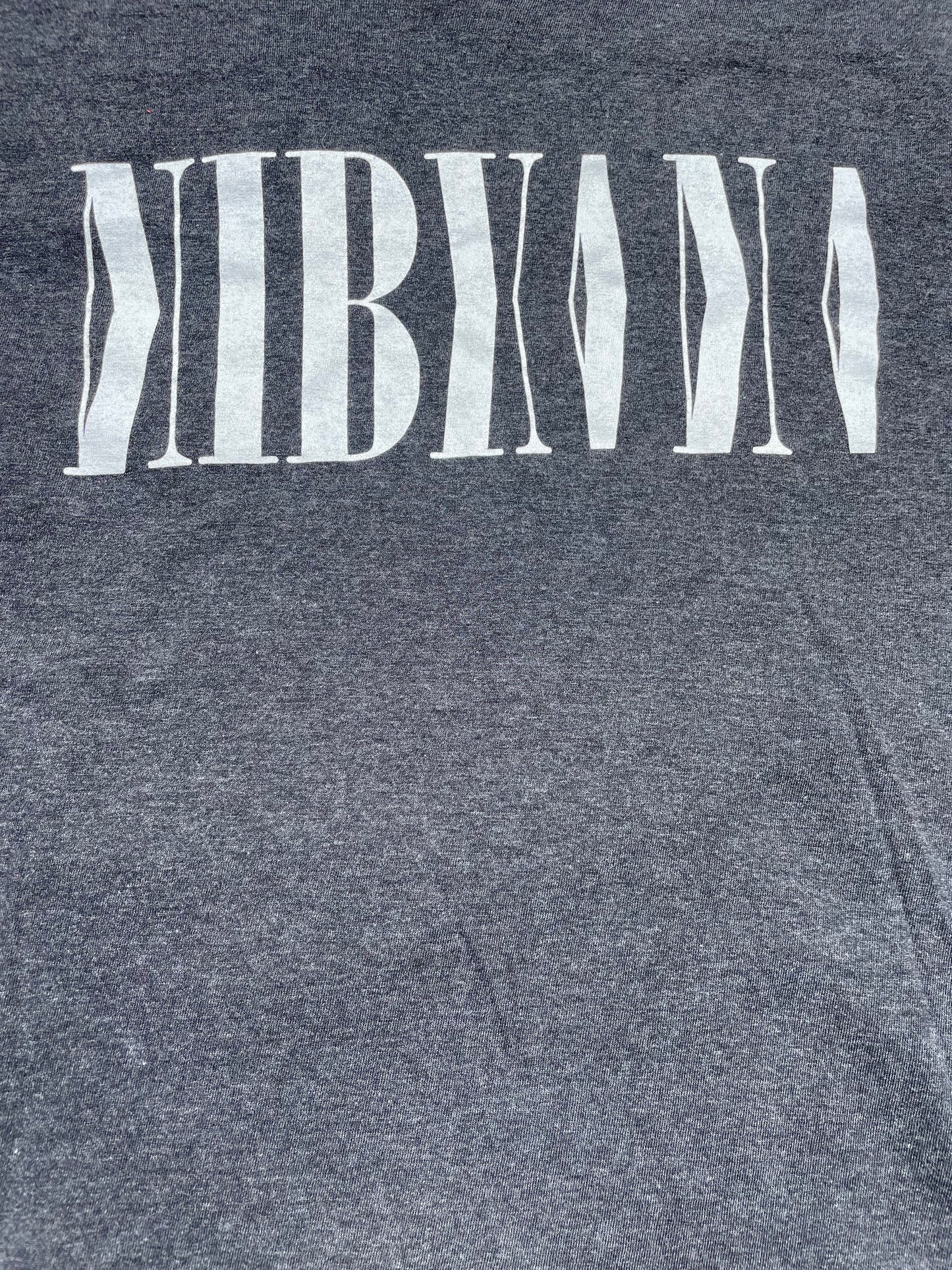 AW07 Undercover Nirvana Mirror Logo Band T-Shirt