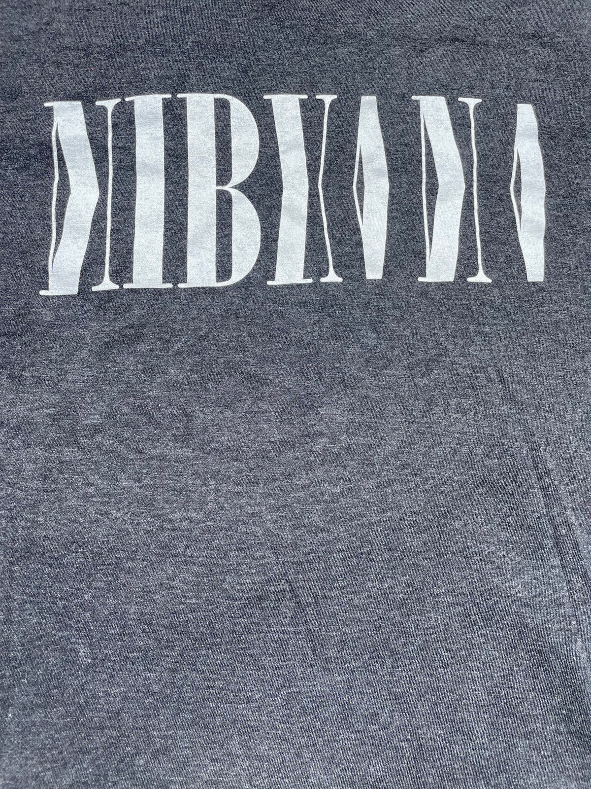 AW07 Undercover Nirvana Mirror Logo Band T-Shirt