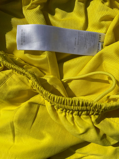 FW23 Balenciaga 3B Sports Icon Yellow Trackpants