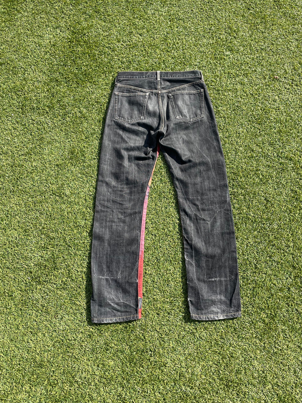 AD2002 Comme Des Garçons Homme Cuba Hand Painted Denim