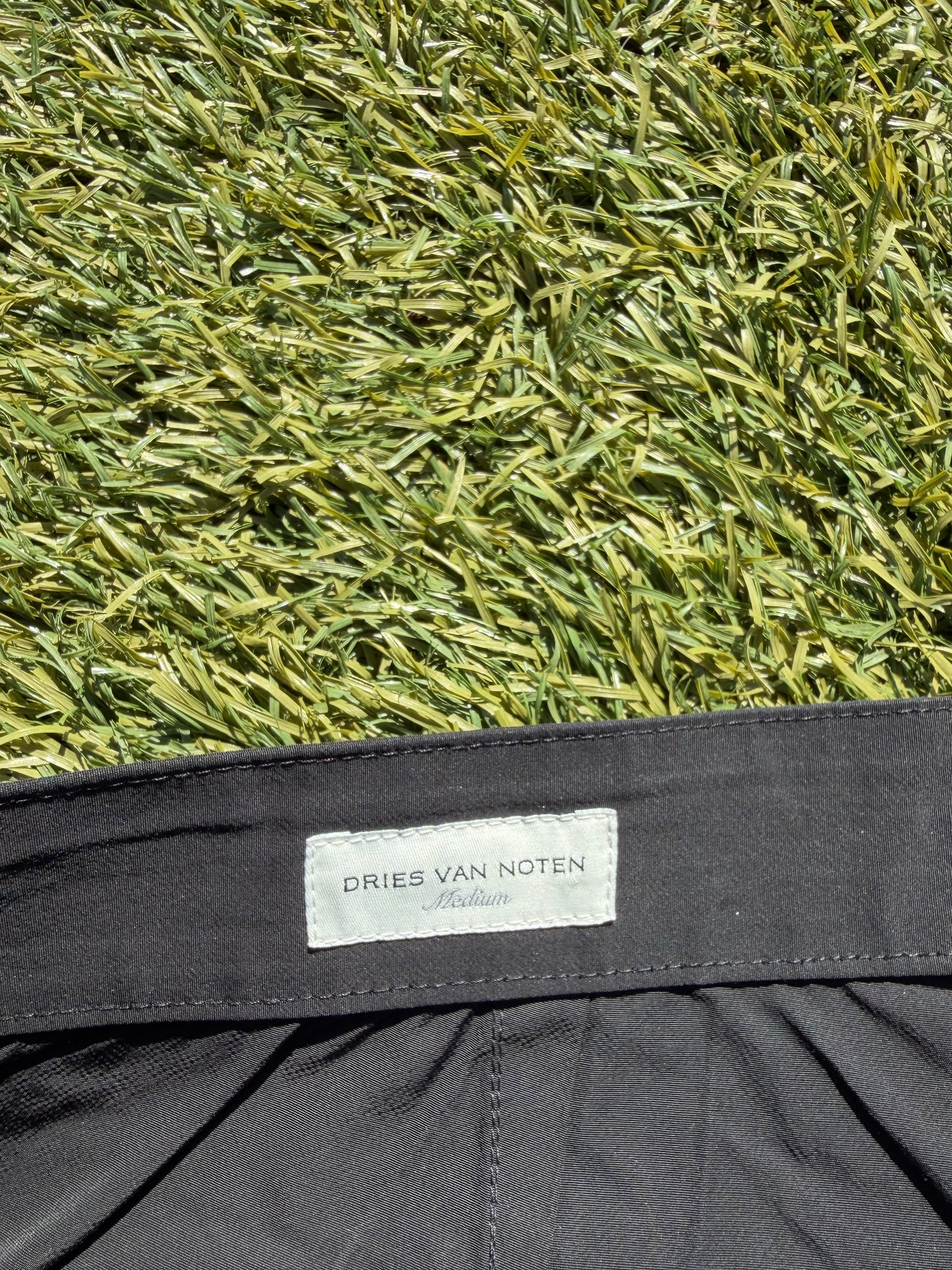 Dries Van Noten Polway Dual Zipper Nylon Mesh Pant