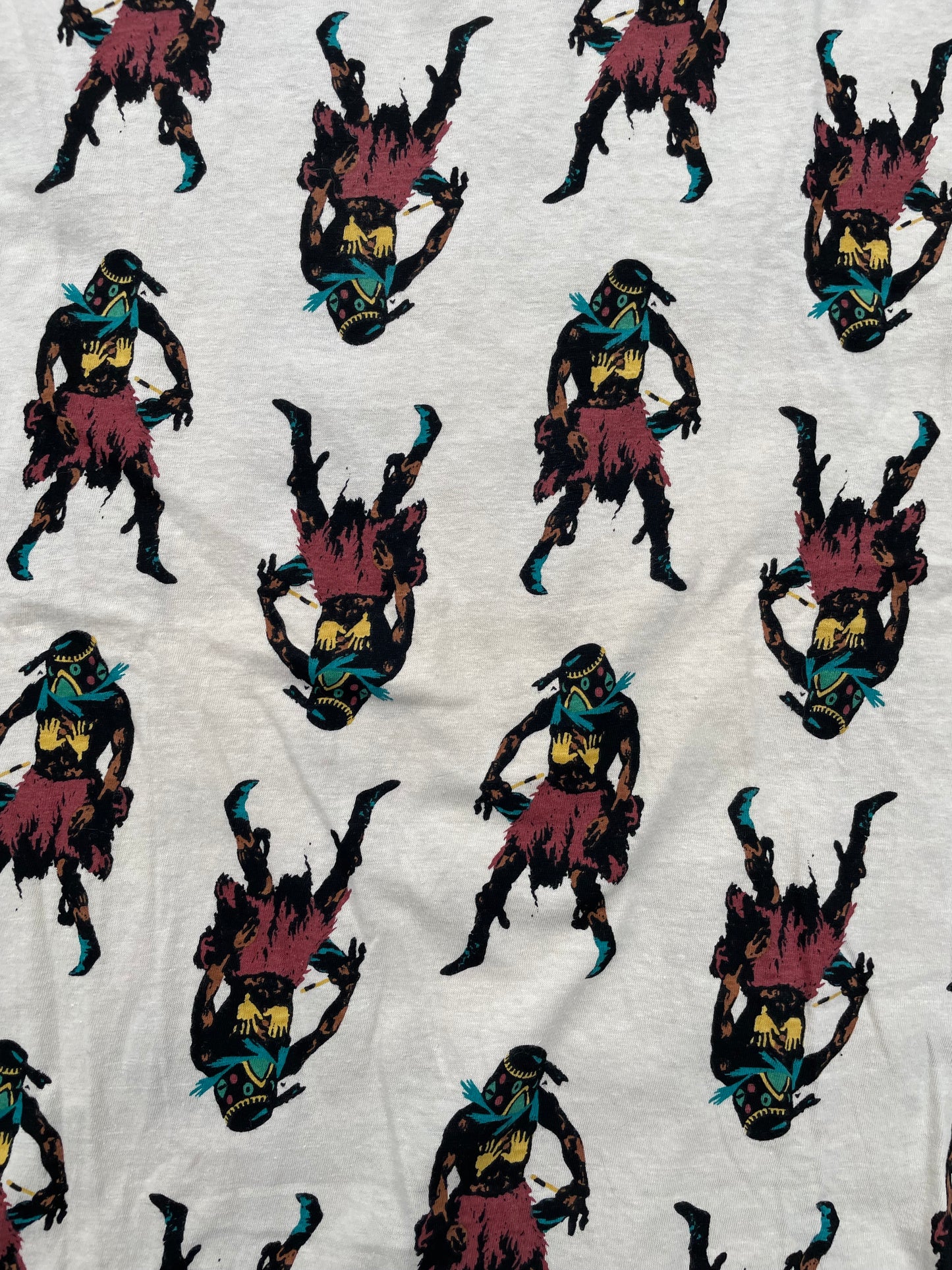 SS03 “Scab” - Undercover All Over Print Ethnic Figure Sleeveless Tank Top