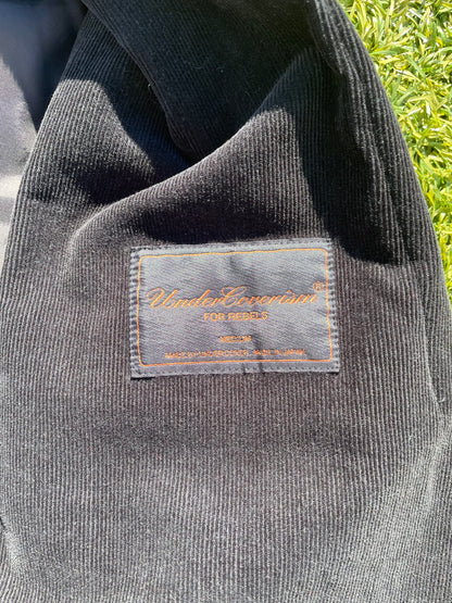 AW03 “Paperdoll” - Undercover Hybrid Black Corduroy Blazer