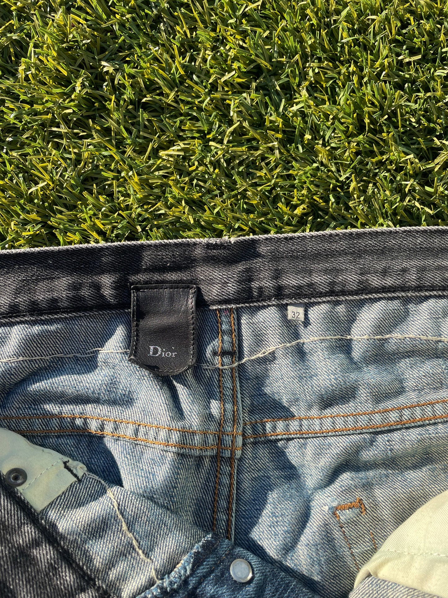 AW06 “These Grey Days” - Dior By Hedi Slimane Cummerbunds Denim