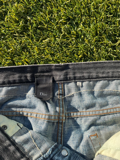 AW06 “These Grey Days” - Dior By Hedi Slimane Cummerbunds Denim