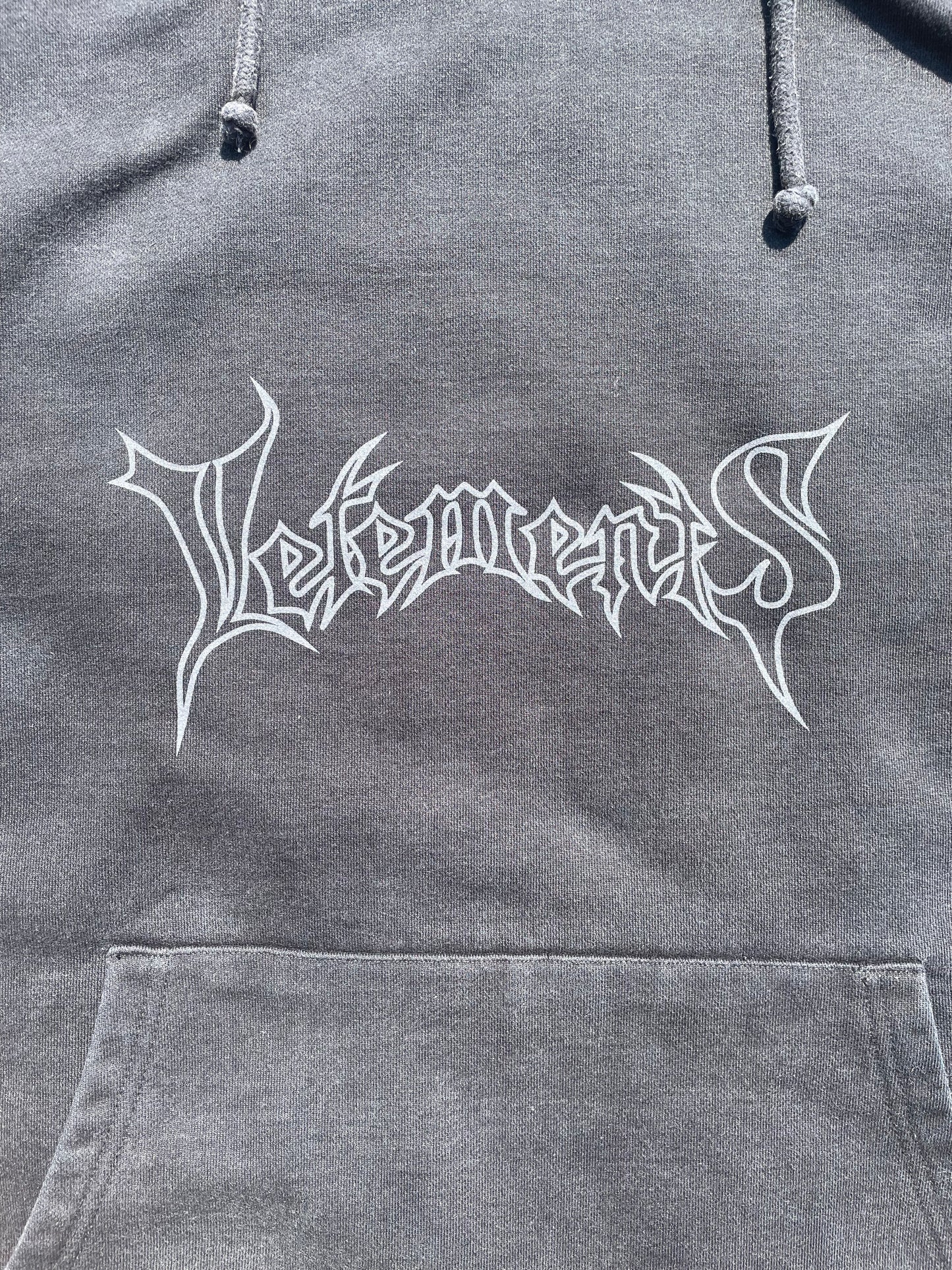 AW15 Vetements OG Metal Logo Oversized Hoodie