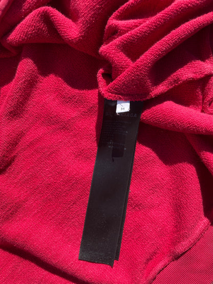 SS23 “Mudshow” - Balenciaga Red Skater Graffiti Zip Up Hoodie