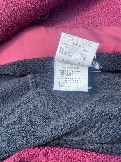 AW03 “Paperdoll” - Undercover Wool Hybrid Burgundy Trench Coat