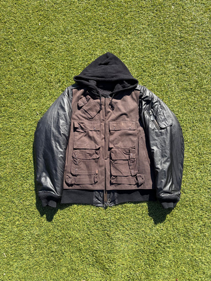 AW06/07 Undercover Vandalize Cargo Nylon Bomber Jacket