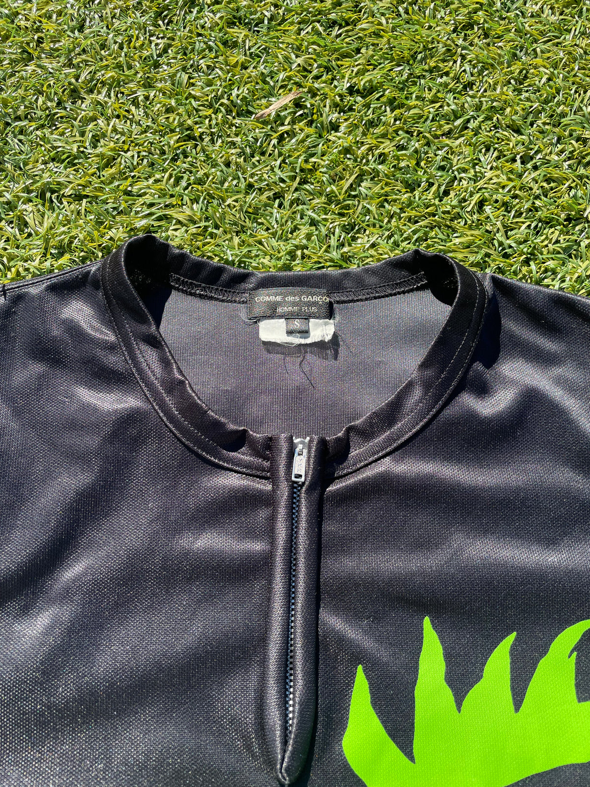 AD2006 Comme Des Garçons Silk Quarter Zip Up