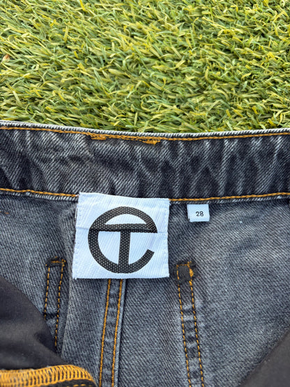 SS20 Telfar Hybrid Stripe Track Denim