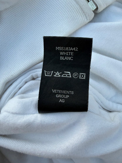 SS18 Vetements Multi-Color Logo “Die Regionalbahn” Padded Bomber Jacket