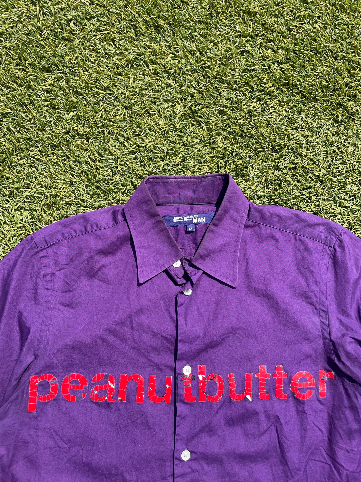 AD2001 Junya Watanabe “Peanut Butter” Purple Button Up Shirt