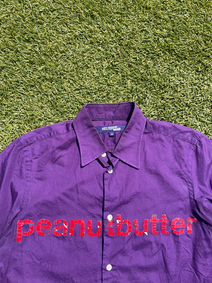 AD2001 Junya Watanabe “Peanut Butter” Purple Button Up Shirt