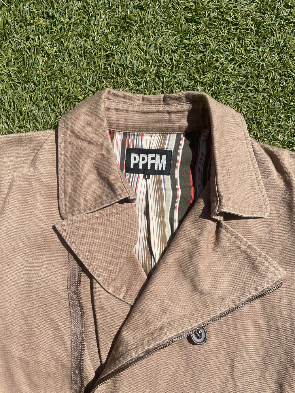 PPFM Khaki Trench Coat