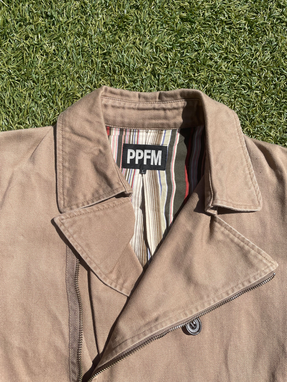 PPFM Khaki Trench Coat