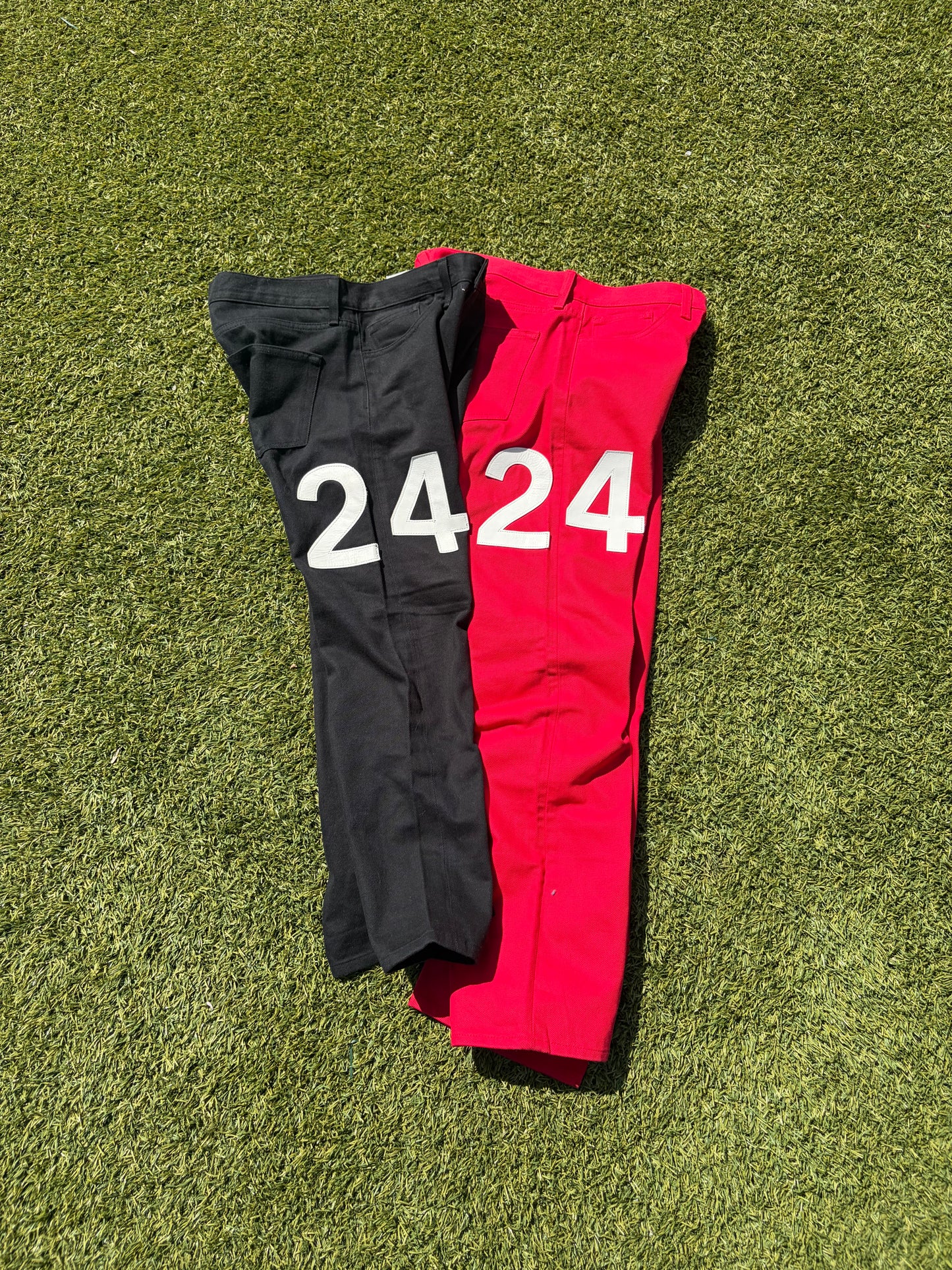 AD2002 Junya Watanabe Leather Patch ‘24’ Canvas Denim