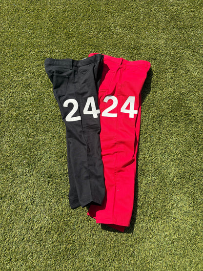 AD2002 Junya Watanabe Leather Patch ‘24’ Canvas Denim