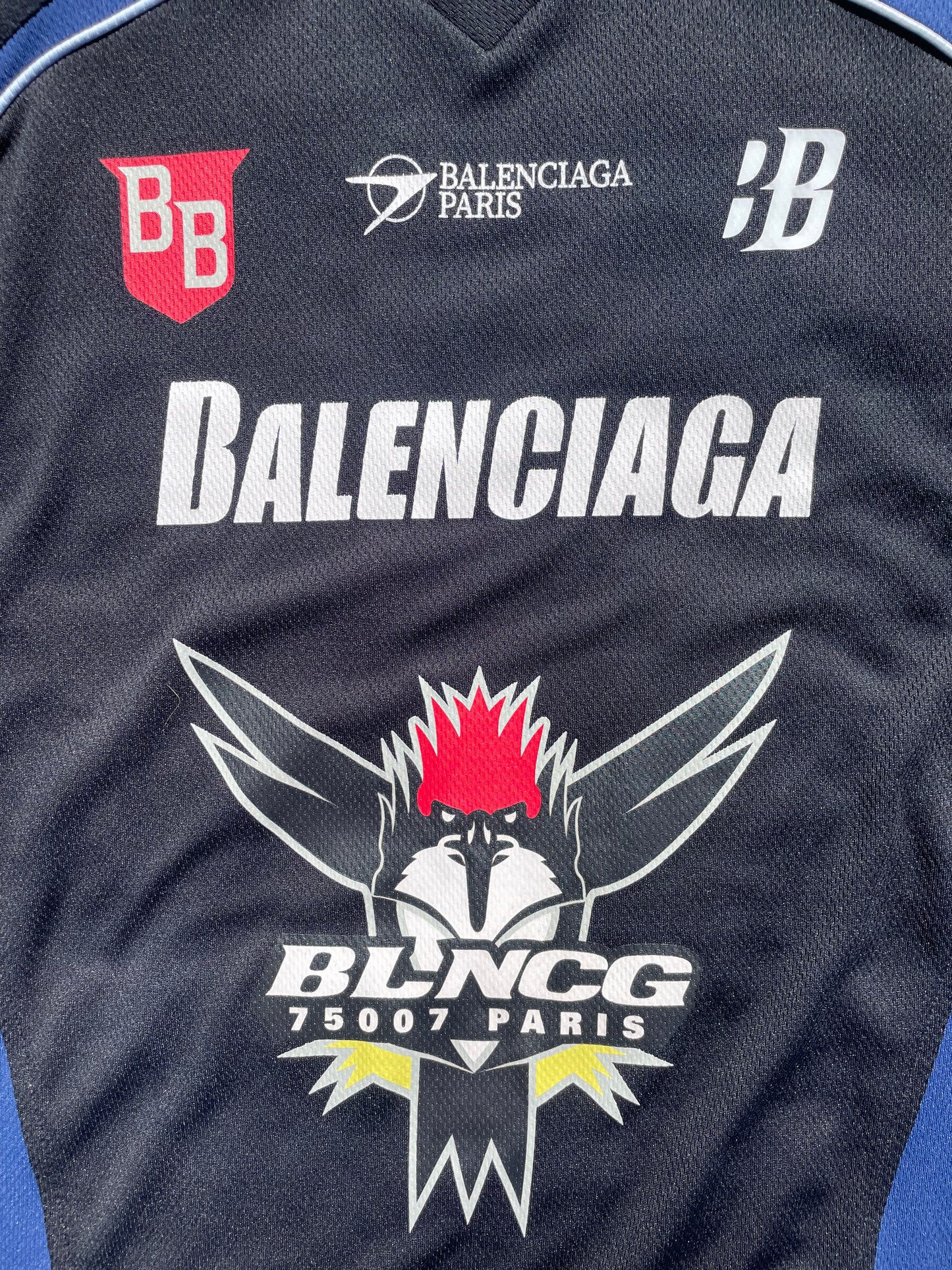 2020’ Balenciaga Hockey Racing Logo Jersey
