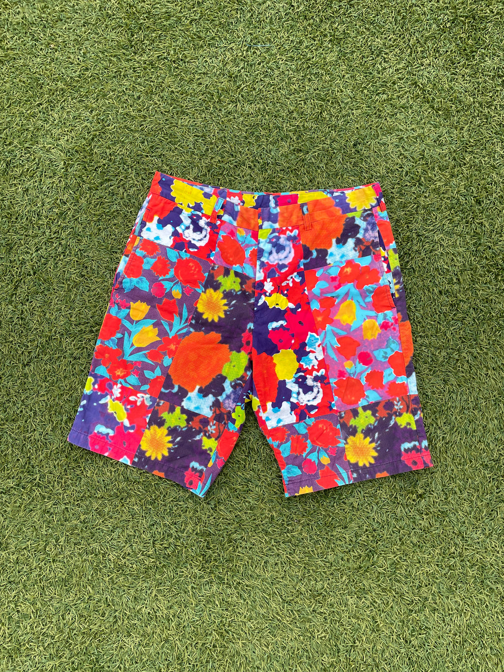AD2001 Junya Watanabe Multi-Color Floral Blocking Set