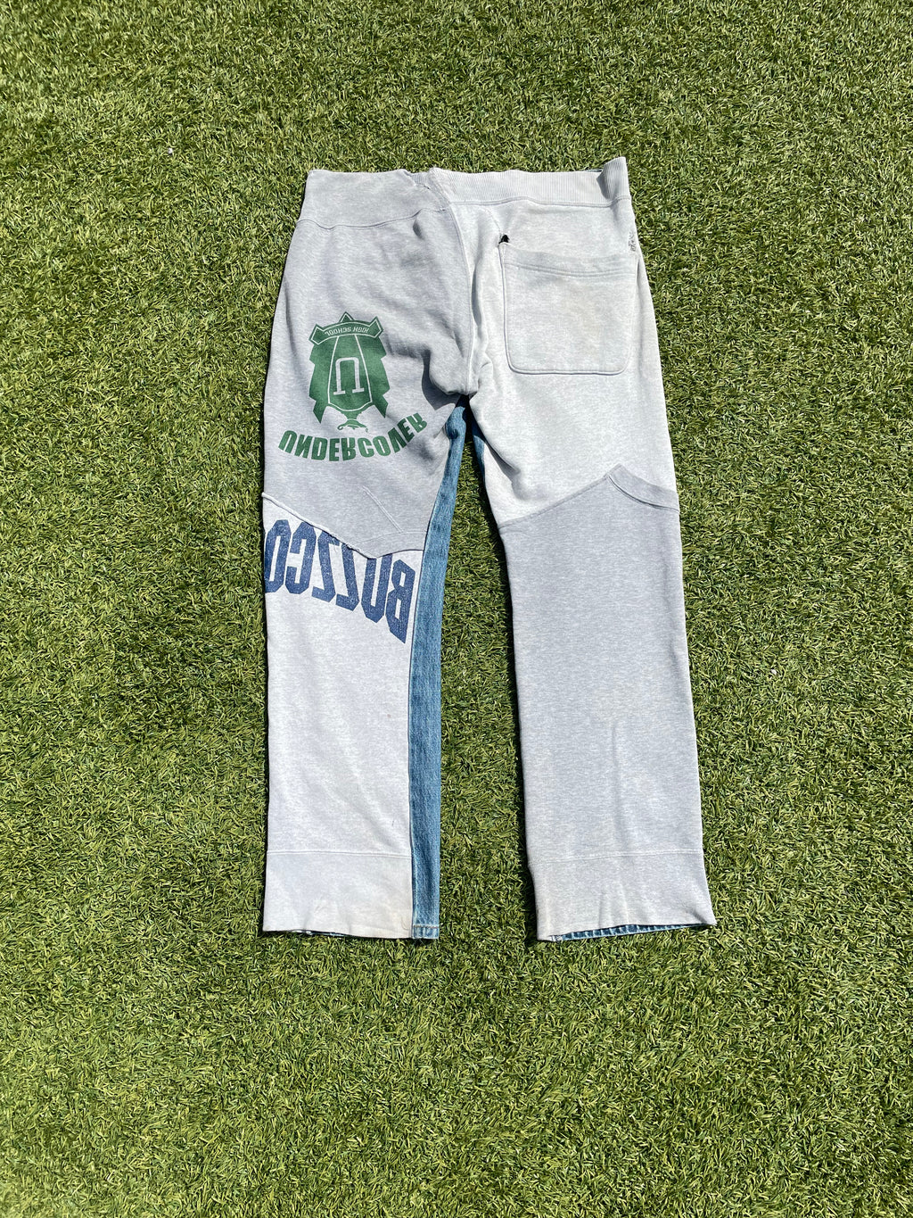 AW02 “Witch Cells Division” - Undercover ‘Immadtoo’ Hybrid Lightwash Distressed Denim