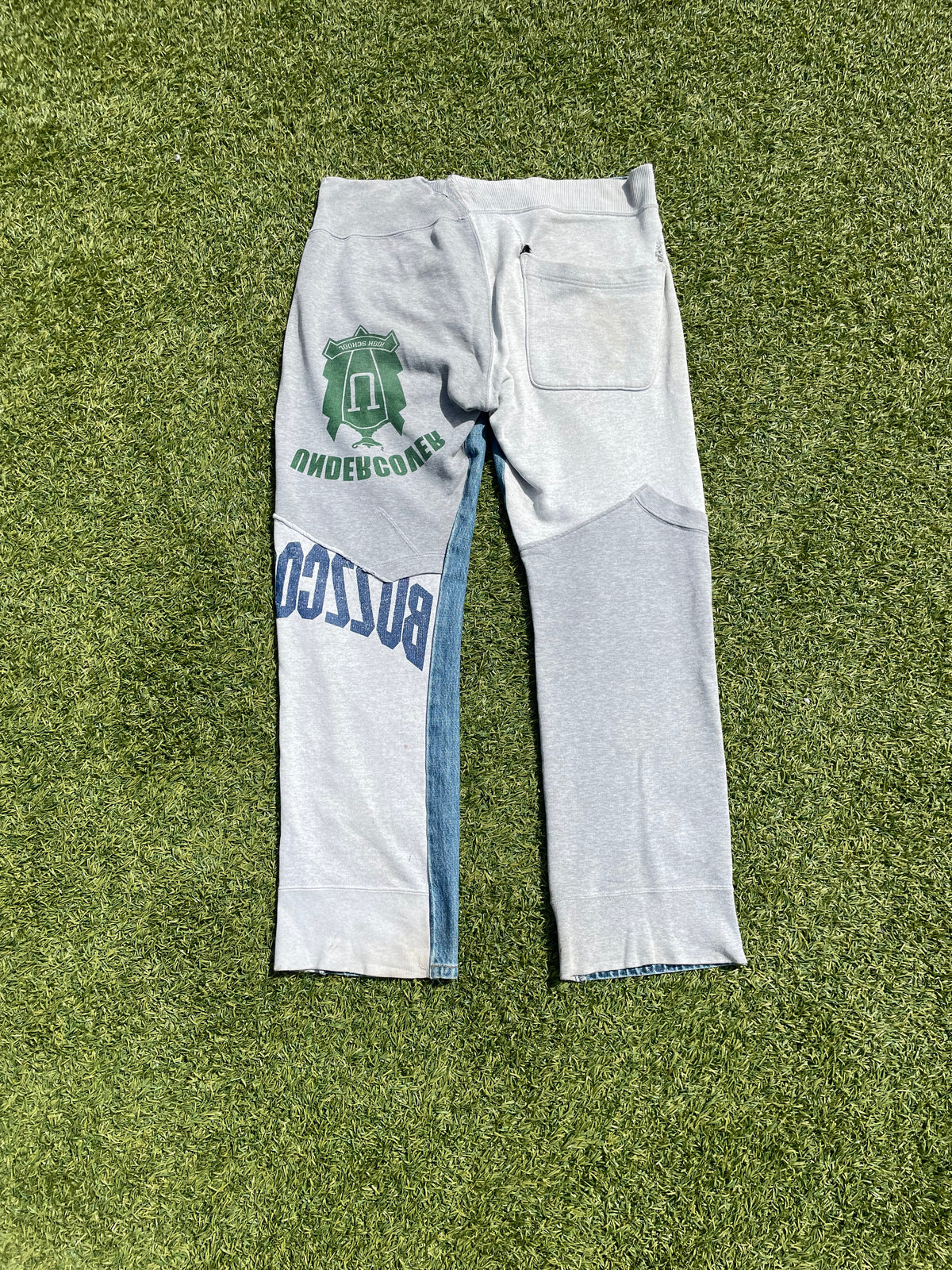 AW02 “Witch Cells Division” - Undercover ‘Immadtoo’ Hybrid Lightwash Distressed Denim